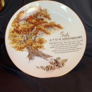 - Avon Representative 5th Anniversary Plate